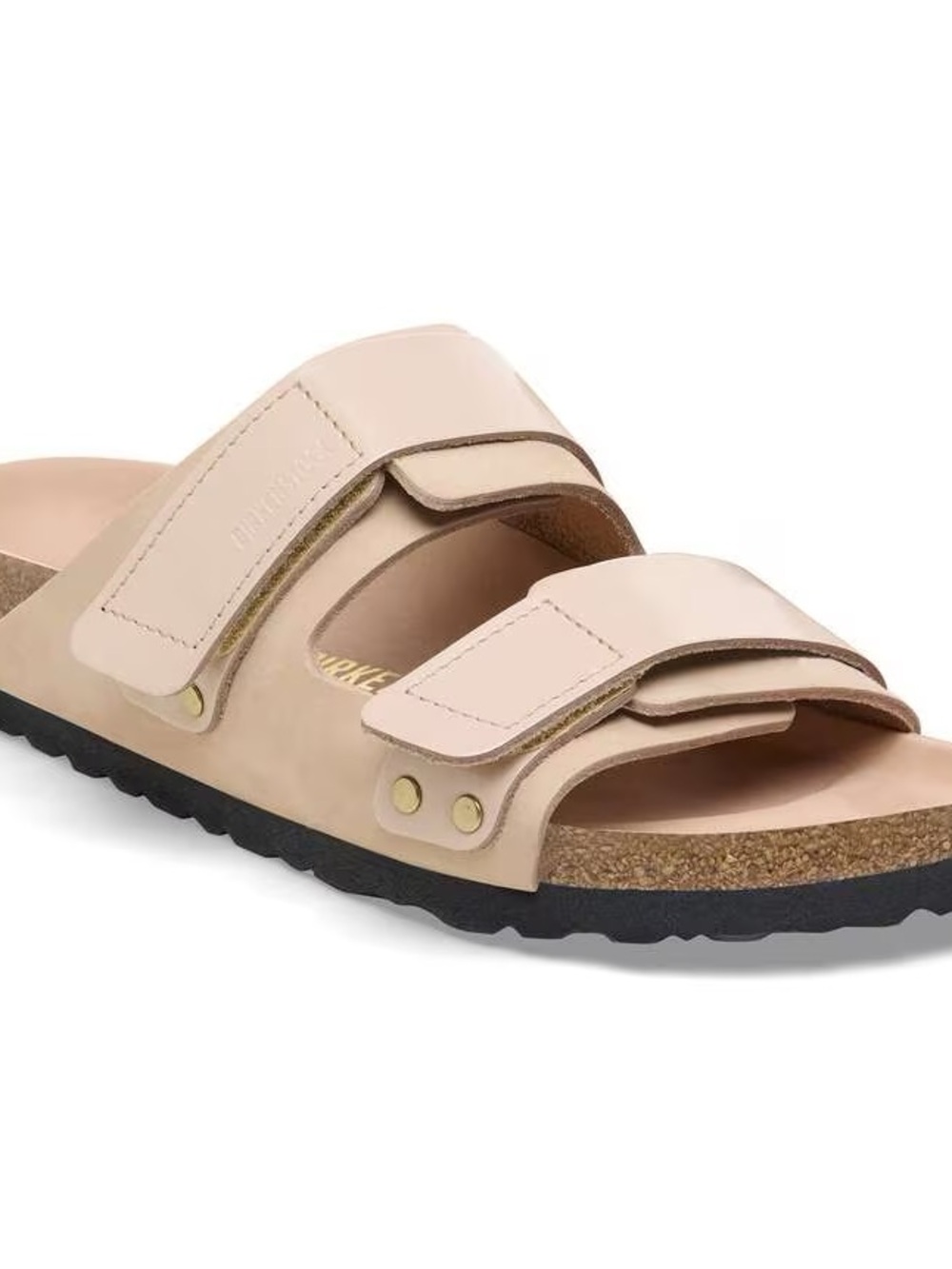 Birkenstock Uji Nubuck Leather Sandals in New Beige